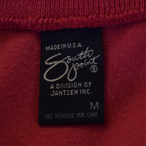 Vintage 80s Hot pink Velour Sweatshirt size M - Picture 12 of 12